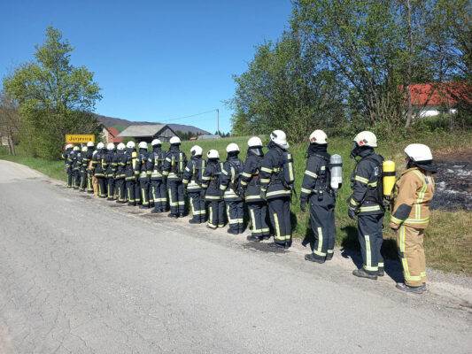 Prakticne vaje operativni gasilec GZ Ribnica 2021 2