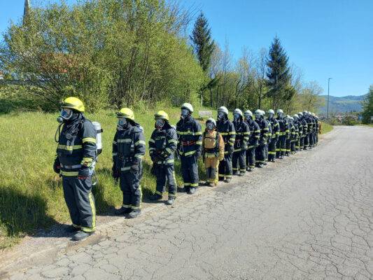 Prakticne vaje operativni gasilec GZ Ribnica 2021 3