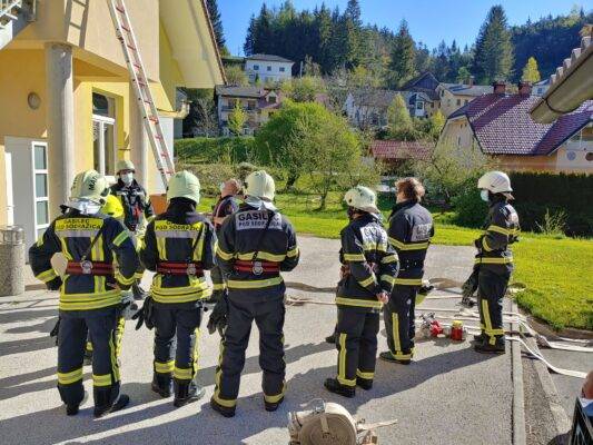 Prakticne vaje operativni gasilec GZ Ribnica 2021 7