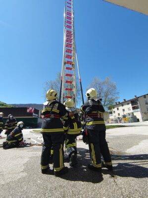 Prakticne vaje operativni gasilec GZ Ribnica 2021 9