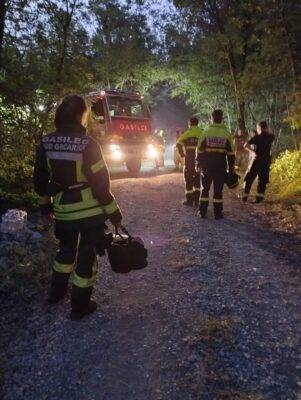 Povzetek delovanj GZ Ribnica na požaru na Krasu 16 Pozar Kras 2022 GZ Ribnica 14