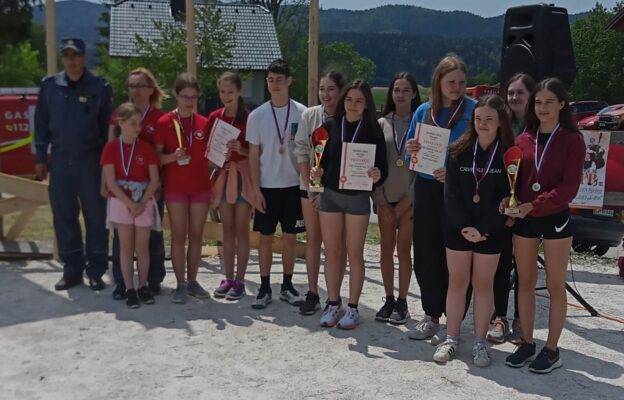 Gasilska orientacija 2023 GZ Ribnica mladinke