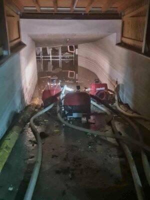 Pomoč pri sanaciji poplav - GZ Ribnica 5.8.2023 - Foto: PGD Gora