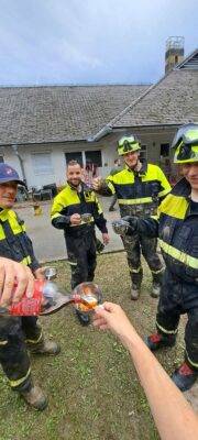 Pomoč pri sanaciji poplav - GZ Ribnica 6.8.2023 - Foto: PGD Ribnica