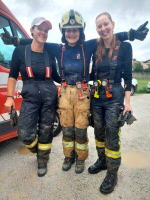 Pomoč pri sanaciji poplav - GZ Ribnica 6.8.2023 - Foto: PGD Ribnica