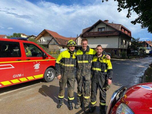 Pomoč pri sanaciji poplav - GZ Ribnica 5.8.2023 - Foto: PGD Gora