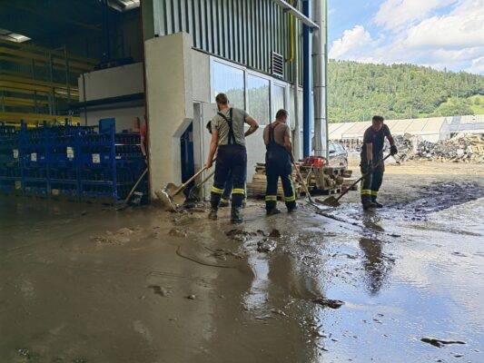 Pomoč pri sanaciji poplav - GZ Ribnica 8.8.2023 - Foto: PGD Nemška vas