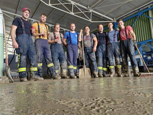 Pomoč pri sanaciji poplav - GZ Ribnica 8.8.2023 - Foto: PGD Nemška vas