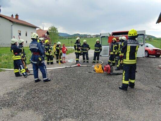 Tecaj za operativnega gasilca 2023 GZ Ribnica 10