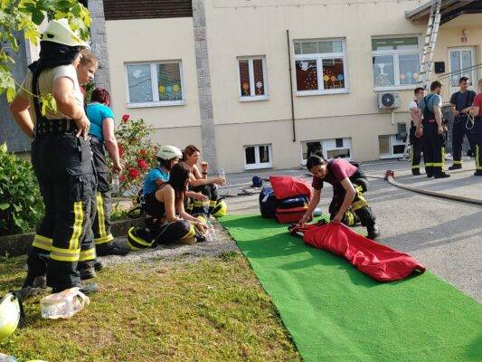 Tecaj za operativnega gasilca 2023 GZ Ribnica 12