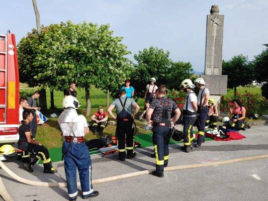 Tecaj za operativnega gasilca 2023 GZ Ribnica 13