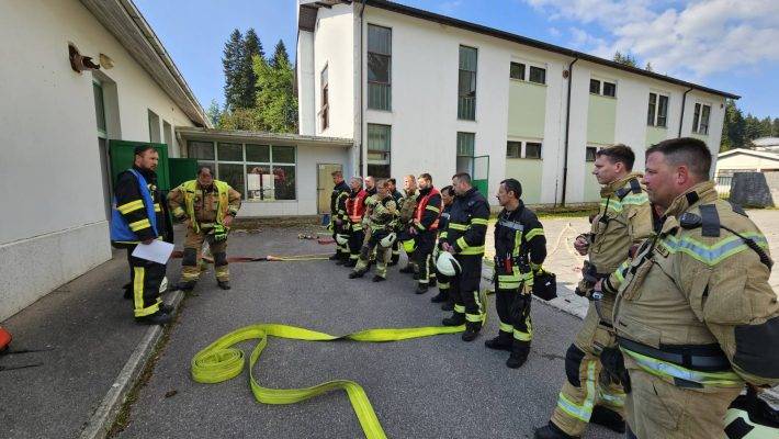 Praktične vaje - Tečaj gasilski častnik Ribnica 2024