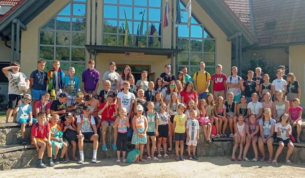 Letovanje gasilske mladine 2024 1 Letovanje GZ Ribnica 2024 skupina 2