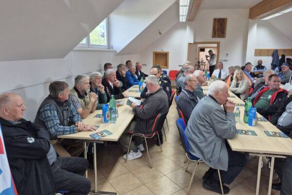 Srecanje gasilskih veteranov bivsih funkcionarjev v Jurjevici 2025 GZ Ribnica 1