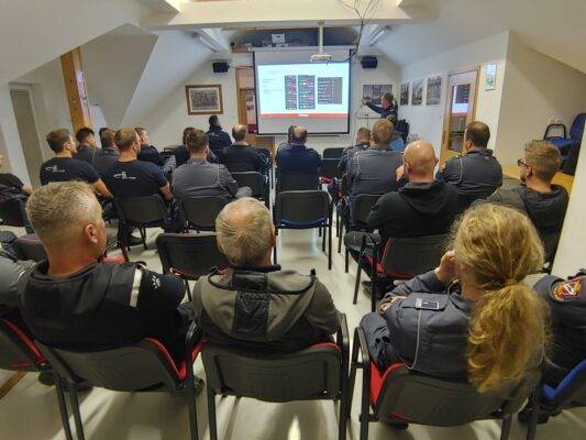 Analiza pozara gospodarskega objekta Rigelj 3.7. 2025 GZ Ribnica 2