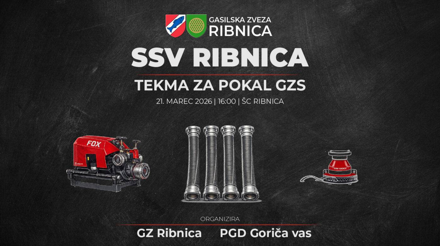 Pokalno tekmovanje SSV 2026 GZ Ribnica PGD Gorica vas Spletna stran
