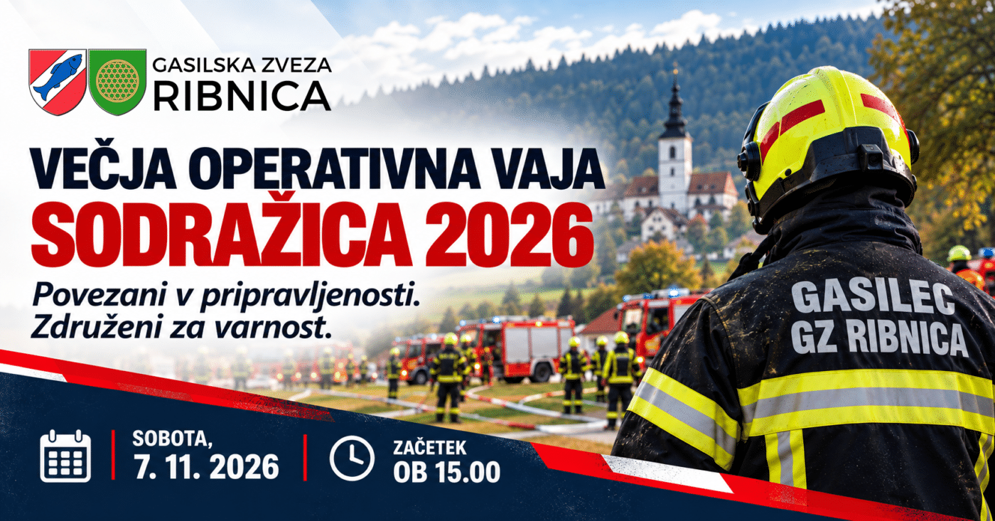 Vecja operativna vaja Sodrazica 2026 GZ Ribnica 3
